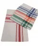 Σετ Ποτηρόπανα 4τεμ.ΚΟΜΒΟΣ Πικέ 100%  Cotton 45x65 Lines                       Διάφορα Χρώματα