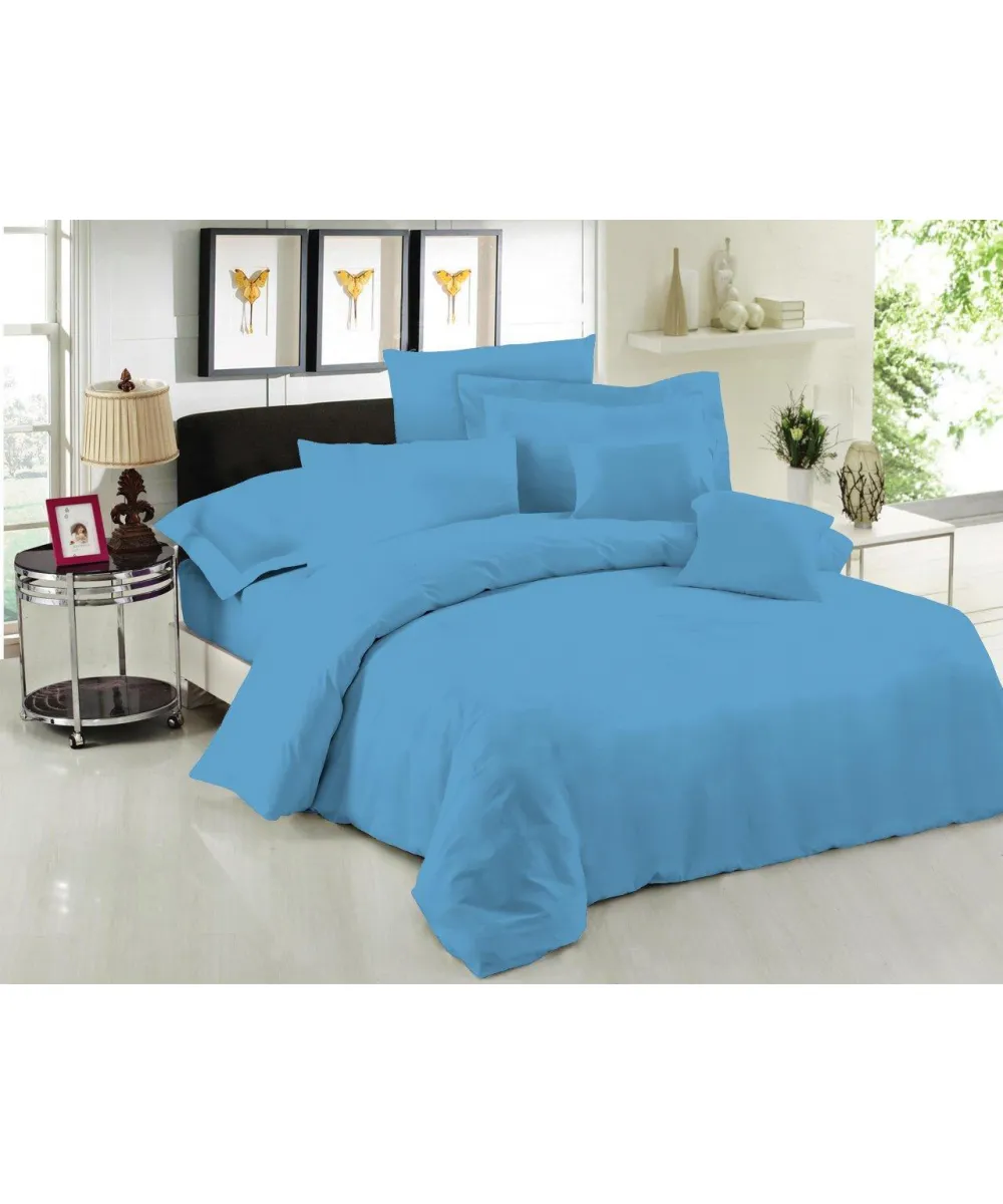Σεντόνι Μεμονομένο LeBlanc Μονόχρωμο Polycotton 50/50 TC144 Blue Μονό 170x270 Σεντόνι Μεμονομένο LeBlanc Μονόχρωμο Polycotton 50/50 TC144 Blue Μονό 170x270