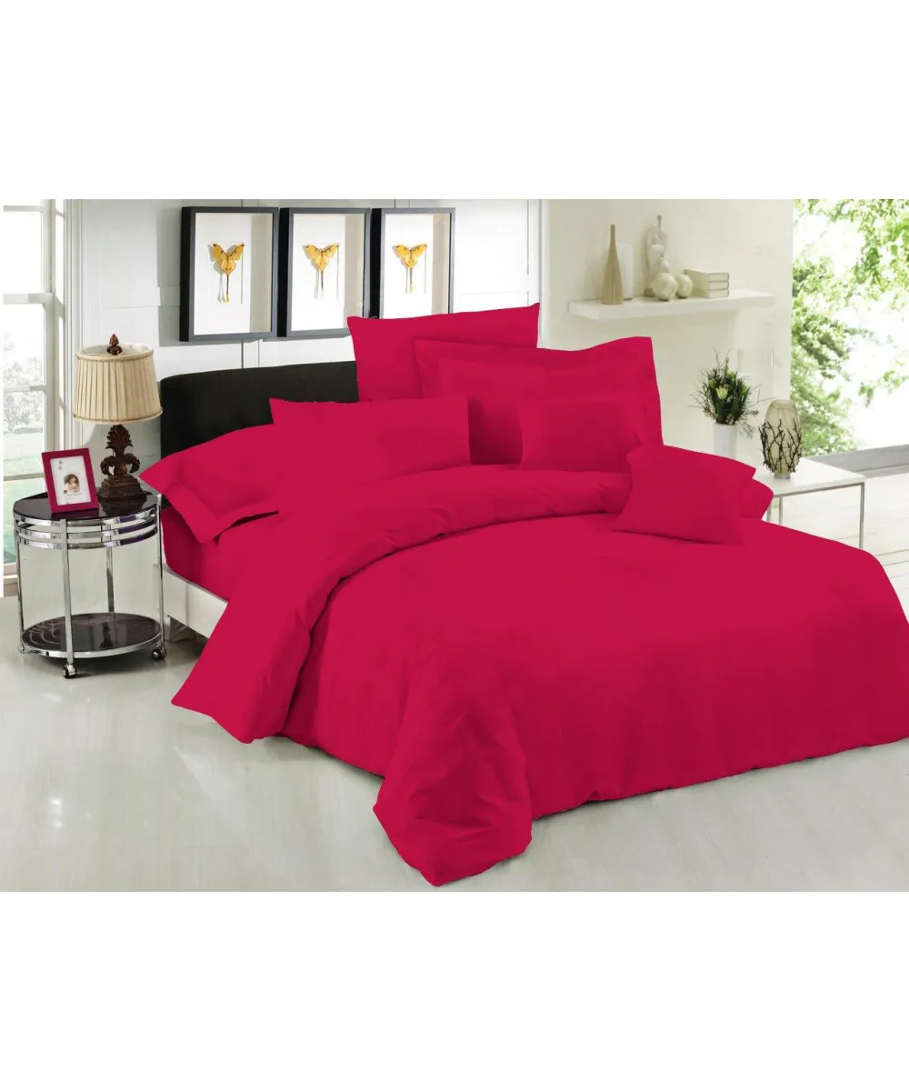 Ζεύγος Μαξιλαροθήκες Φάκελος LeBlanc Μονόχρωμες Polycotton 50/50 TC144 Cherry 50x70 Ζεύγος Μαξιλαροθήκες Φάκελος LeBlanc Μονόχρωμες Polycotton 50/50 TC144 Cherry 50x70