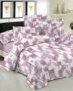Σετ Κουβερλί Le Blanc Premium Cotton 100%  Leaves Lilac Μονό 160x240