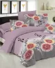 Σετ Κουβερλί Le Blanc Premium Cotton 100%  Chrysanthemum Lilac Υπέρδιπλο 220x240