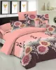 Σετ Κουβερλί Le Blanc Premium Cotton 100%  Chrysanthemum Peach Υπέρδιπλο 220x240