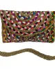 Τσάντα Θαλάσσης ΚΟΜΒΟΣ 50% Γιούτα - 50% Βαμβάκι Multicolor 25x35 - Design 3 Τσάντα Θαλάσσης ΚΟΜΒΟΣ 50% Γιούτα - 50% Βαμβάκι Multicolor 25x35 - Design 3