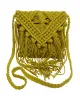 Τσάντα Macrame ΚΟΜΒΟΣ 100% Βαμβάκι Yellow 25x20 Τσάντα Macrame ΚΟΜΒΟΣ 100% Βαμβάκι Yellow 25x20
