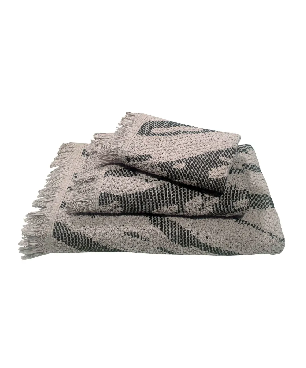 Πετσέτα Le Blanc Πεννιέ Ζακάρ 525gr/m2 NAXOS Grey Προσώπου 50x90 Πετσέτα Le Blanc Πεννιέ Ζακάρ 525gr/m2 NAXOS Grey Προσώπου 50x90