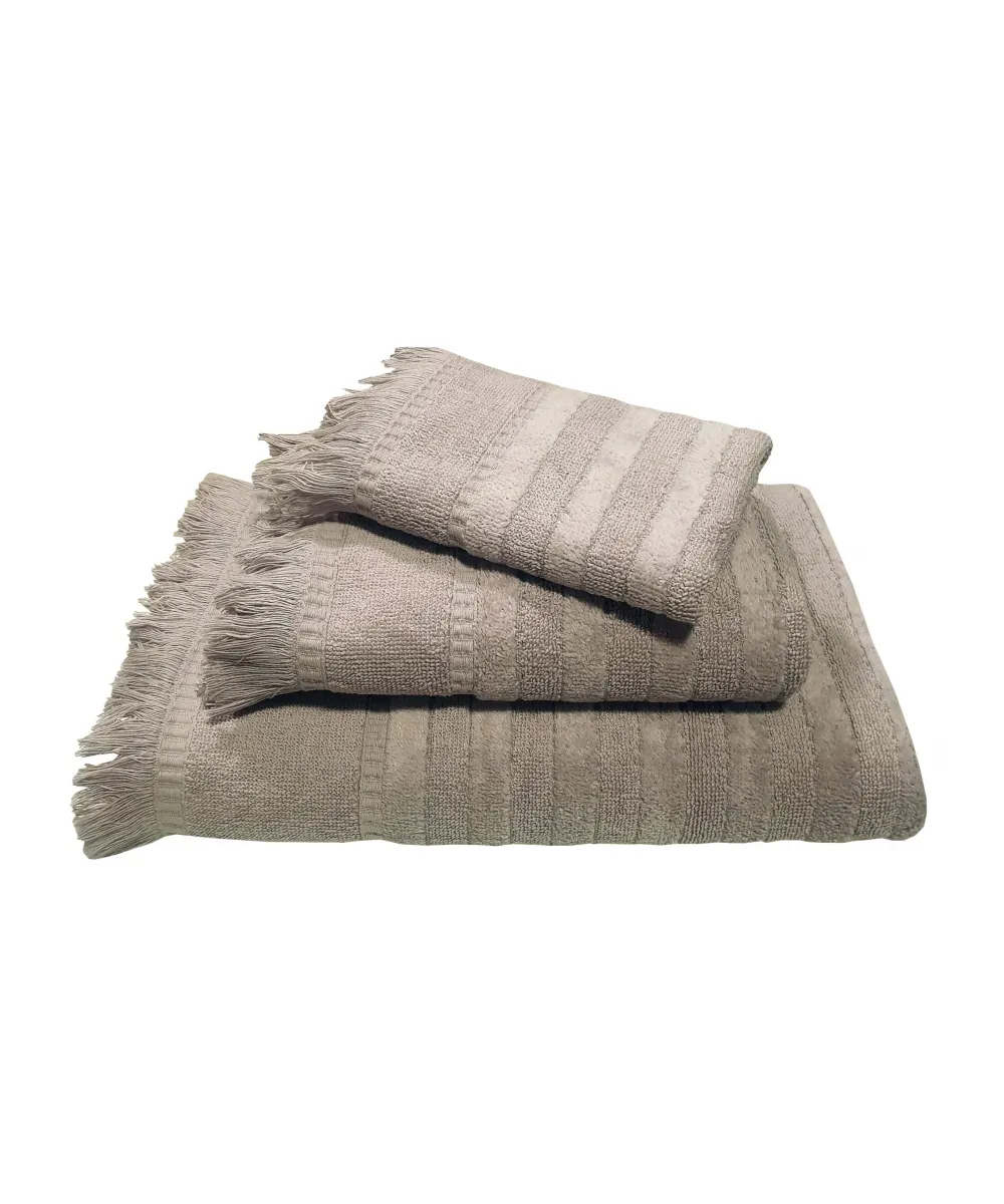 Πετσέτα Le Blanc Πεννιέ Ζακάρ 550gr/m2 PAROS Grey Προσώπου 50x90 Πετσέτα Le Blanc Πεννιέ Ζακάρ 550gr/m2 PAROS Grey Προσώπου 50x90