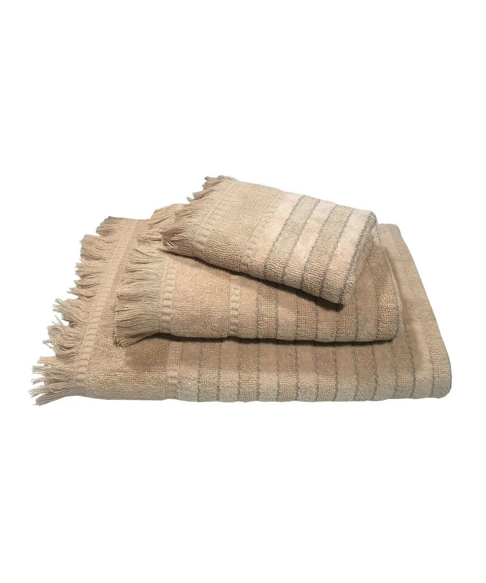 Πετσέτα Le Blanc Πεννιέ Ζακάρ 550gr/m2 PAROS Beige Προσώπου 50x90 Πετσέτα Le Blanc Πεννιέ Ζακάρ 550gr/m2 PAROS Beige Προσώπου 50x90