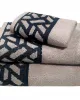 Πετσέτα Le Blanc Πεννιέ Ζακάρ 550gr/m2 MYKONOS Grey Χειρός 30x50 Πετσέτα Le Blanc Πεννιέ Ζακάρ 550gr/m2 MYKONOS Grey Χειρός 30x50