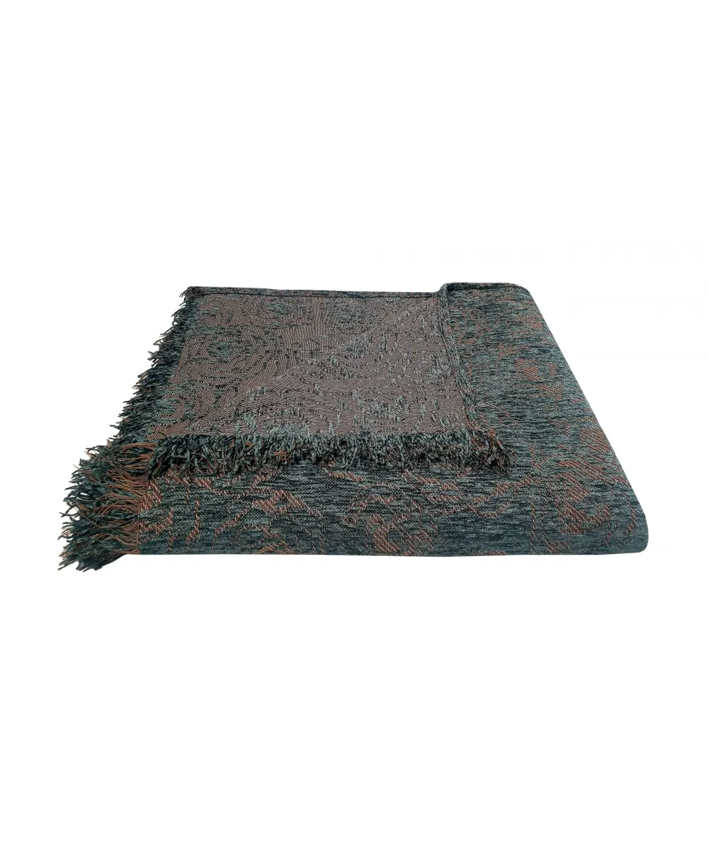Ριχτάρι ΚΟΜΒΟΣ Σενίλ 2θ 180x240 Rose Sky Grey