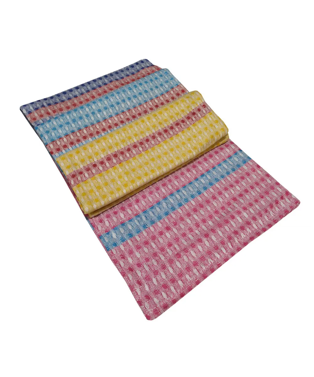 Σετ Ποτηρόπανα 4τεμ.ΚΟΜΒΟΣ Πικέ 100%  Cotton 45x65 Boxes                      Διάφορα Χρώματα