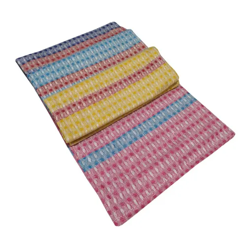 Σετ Ποτηρόπανα 4τεμ.ΚΟΜΒΟΣ Πικέ 100%  Cotton 45x65 Boxes                      Διάφορα Χρώματα