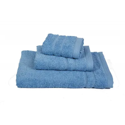 Πετσέτα ΚΟΜΒΟΣ Πεννιέ 500γρ/μ2 Σιέλ Χειρός 40x60