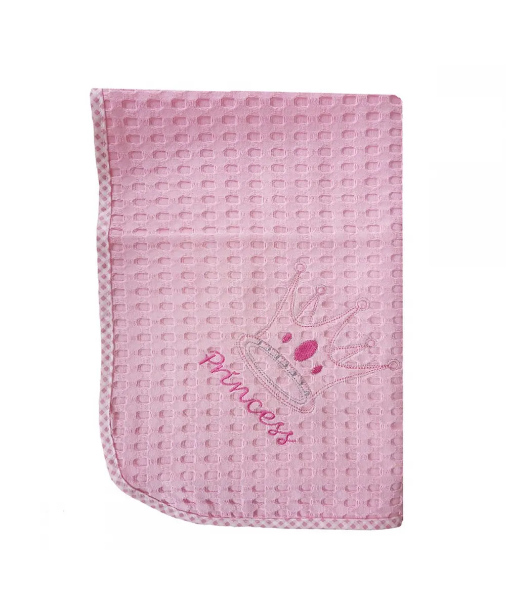 ΚΟΥΒΕΡΤΑ ΠΙΚΕ bebe PRINCESS 35 100Χ160 ΡΟΖ Cotton 100% ΚΟΥΒΕΡΤΑ ΠΙΚΕ bebe PRINCESS 35 100Χ160 ΡΟΖ Cotton 100%