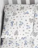 ΜΑΞΙΛΑΡΟΘΗΚΗ ΕΜΠΡΙΜΕ bebe Elephant 174 35Χ45 Blue Cotton 100%