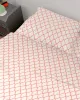 ΠΑΠΛΩΜΑΤΟΘΗΚΗ ΕΜΠΡΙΜΕ Windows 161 160Χ240 White-Coral Cotton 100% ΠΑΠΛΩΜΑΤΟΘΗΚΗ ΕΜΠΡΙΜΕ Windows 161 160Χ240 White-Coral Cotton 100%