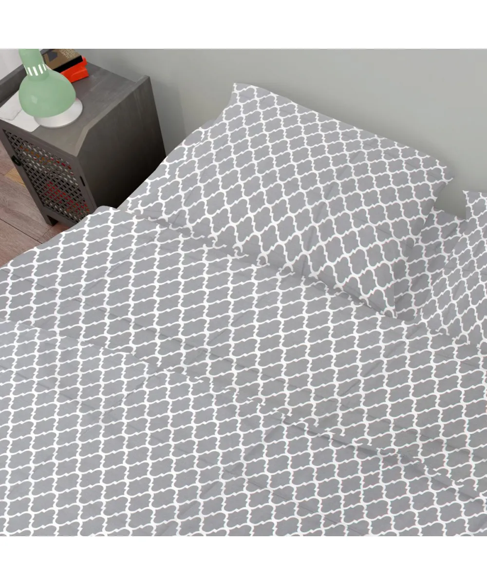 ΠΑΠΛΩΜΑΤΟΘΗΚΗ ΕΜΠΡΙΜΕ Windows 135 220Χ240 Grey Cotton 100%