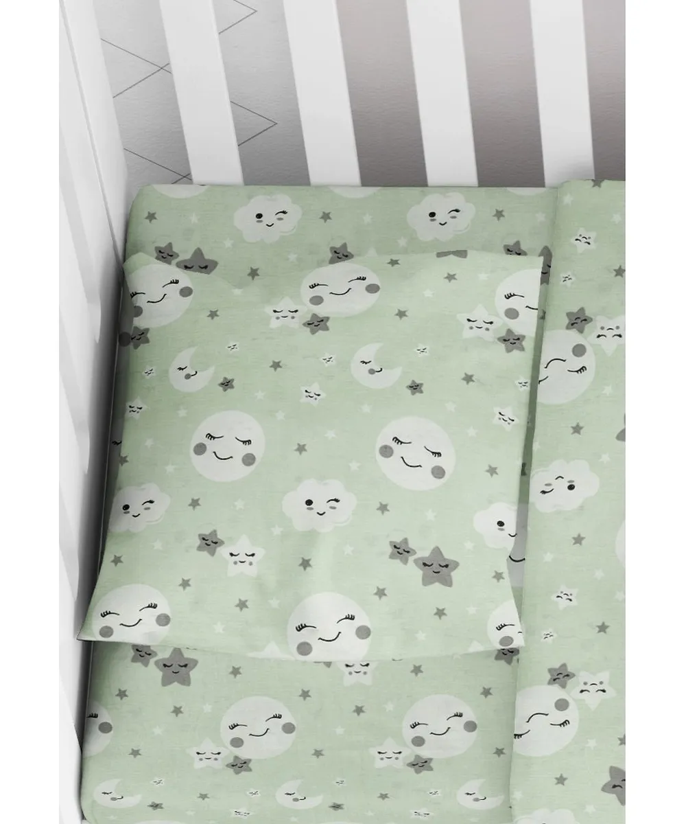 ΜΑΞΙΛΑΡΟΘΗΚΗ ΕΜΠΡΙΜΕ bebe Smile 80 35Χ45 Green Cotton 100% ΜΑΞΙΛΑΡΟΘΗΚΗ ΕΜΠΡΙΜΕ bebe Smile 80 35Χ45 Green Cotton 100%