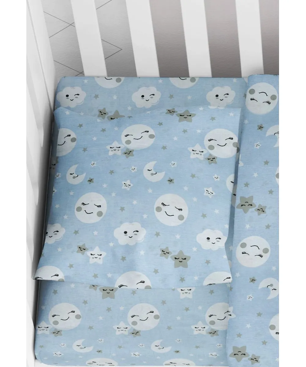 ΜΑΞΙΛΑΡΟΘΗΚΗ ΕΜΠΡΙΜΕ bebe Smile 81 35Χ45 Blue Cotton 100% ΜΑΞΙΛΑΡΟΘΗΚΗ ΕΜΠΡΙΜΕ bebe Smile 81 35Χ45 Blue Cotton 100%