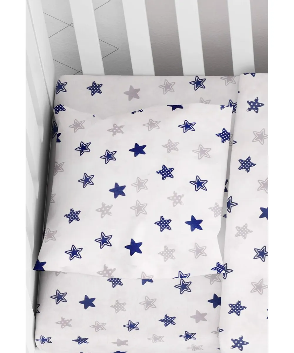 ΜΑΞΙΛΑΡΟΘΗΚΗ ΕΜΠΡΙΜΕ bebe Star 102 35Χ45 Blue Cotton 100% ΜΑΞΙΛΑΡΟΘΗΚΗ ΕΜΠΡΙΜΕ bebe Star 102 35Χ45 Blue Cotton 100%