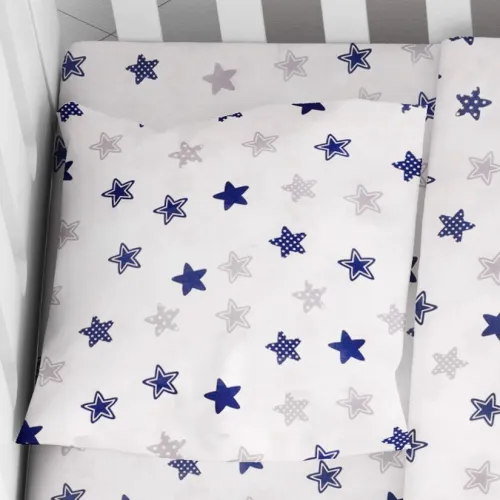 ΜΑΞΙΛΑΡΟΘΗΚΗ ΕΜΠΡΙΜΕ bebe Star 102 35Χ45 Blue Cotton 100% 