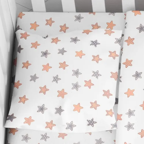 ΜΑΞΙΛΑΡΟΘΗΚΗ ΕΜΠΡΙΜΕ bebe Star 103 35Χ45 Grey Cotton 100% 