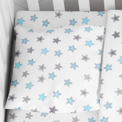 ΜΑΞΙΛΑΡΟΘΗΚΗ ΕΜΠΡΙΜΕ bebe Star 104 35Χ45 Sky blue Cotton 100% 