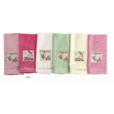 ΠΕΤΣΕΤΑ ΣΕΤ 2 τεμ VINTAGE 01 30X50,50X90 ΦΟΥΞΙΑ Cotton 100% 