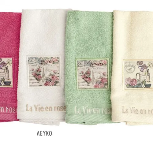 ΠΕΤΣΕΤΑ ΣΕΤ 2 τεμ VINTAGE 01 30X50,50X90 ΛΕΥΚΟ Cotton 100% 