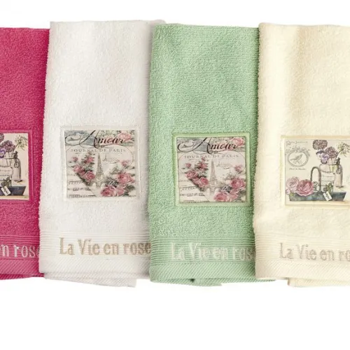 ΠΕΤΣΕΤΑ ΣΕΤ 2 τεμ VINTAGE 02 30X50,50X90 ΡΟΖ Cotton 100% 