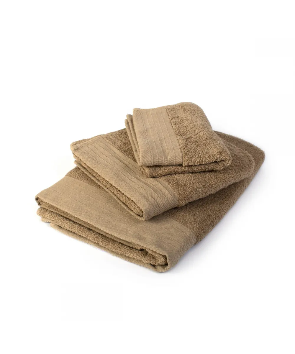 ΠΕΤΣΕΤΑ ΣΕΤ 3 τεμ ΠΕΝΙΕ 500 gsm 40X60,50X100,80X150 ΜΠΕΖ Cotton 100% 