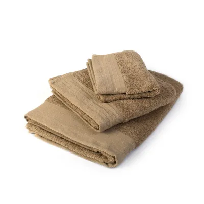 ΠΕΤΣΕΤΑ ΣΕΤ 3 τεμ ΠΕΝΙΕ 500 gsm 40X60,50X100,80X150 ΜΠΕΖ Cotton 100% 