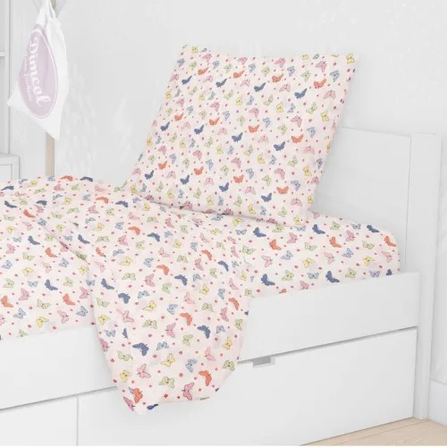 ΜΑΞΙΛΑΡΟΘΗΚΗ ΕΜΠΡΙΜΕ kids Butterfly 49 50Χ70 Rotary Print Cotton 100% 