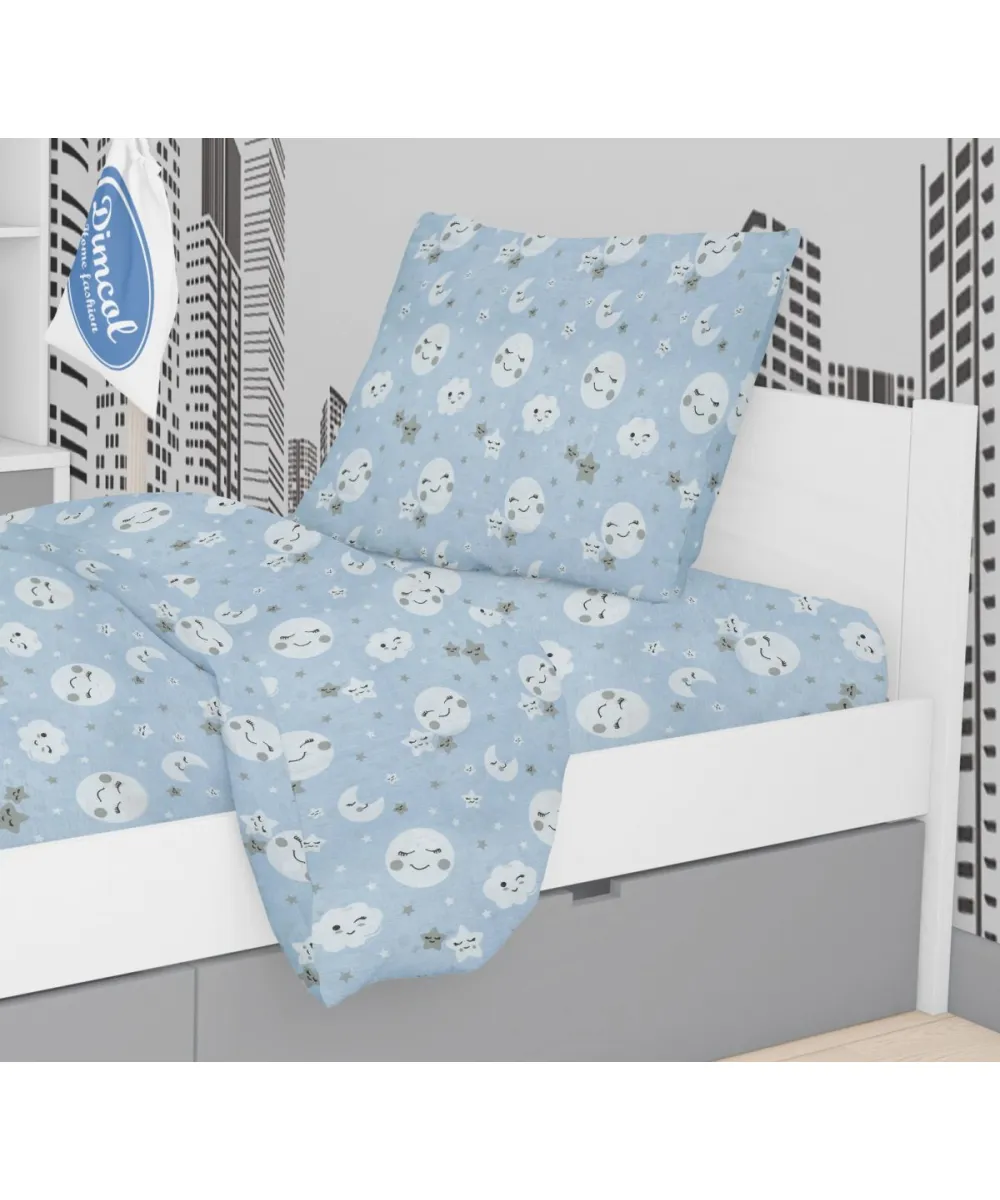ΜΑΞΙΛΑΡΟΘΗΚΗ ΕΜΠΡΙΜΕ kids Smile 81 50Χ70 Blue Cotton 100% ΜΑΞΙΛΑΡΟΘΗΚΗ ΕΜΠΡΙΜΕ kids Smile 81 50Χ70 Blue Cotton 100%