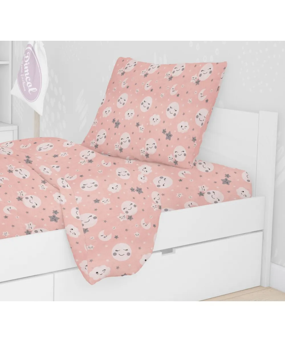 ΜΑΞΙΛΑΡΟΘΗΚΗ ΕΜΠΡΙΜΕ kids Smile 82 50Χ70 Coral Cotton 100% 