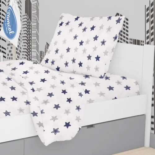 ΜΑΞΙΛΑΡΟΘΗΚΗ ΕΜΠΡΙΜΕ kids Star 102 50Χ70 Blue Cotton 100% 