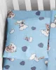 ΜΑΞΙΛΑΡΟΘΗΚΗ ΕΜΠΡΙΜΕ bebe Προβατάκι 06 35Χ45 Sky blue Flannel cotton 100%