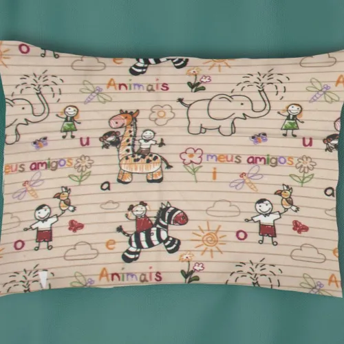ΜΑΞΙΛΑΡΟΘΗΚΗ ΕΜΠΡΙΜΕ kids Africa 145 50Χ70 Beige Flannel Cotton 100% 