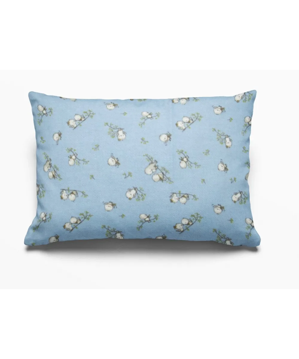 ΜΑΞΙΛΑΡΟΘΗΚΗ ΕΜΠΡΙΜΕ kids Birds 14 50Χ70 Sky blue Flannel cotton 100% ΜΑΞΙΛΑΡΟΘΗΚΗ ΕΜΠΡΙΜΕ kids Birds 14 50Χ70 Sky blue Flannel cotton 100%