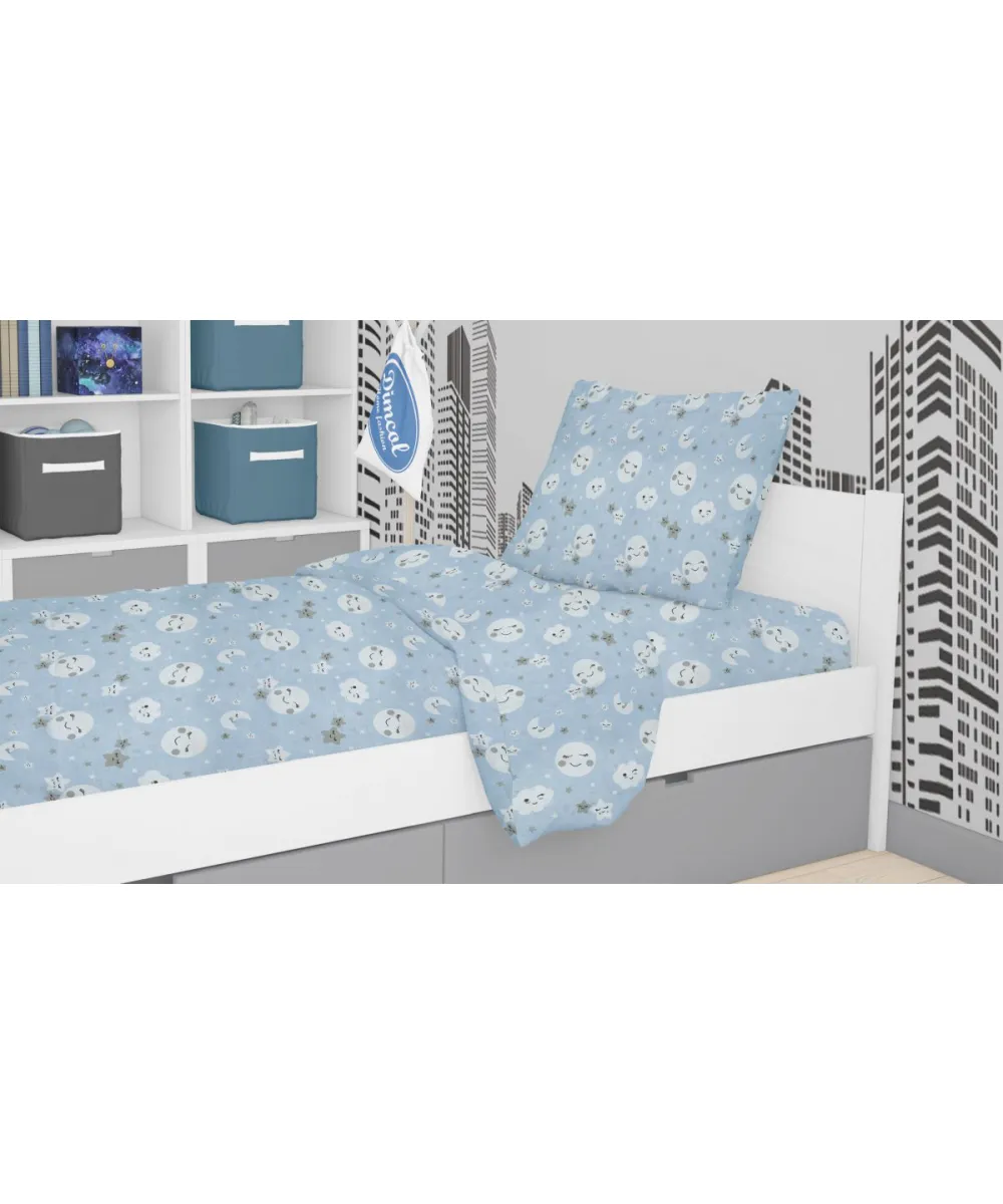 ΣΕΝΤΟΝΙΑ ΕΜΠΡΙΜΕ ΣΕΤ 3 τεμ kids Smile 81 160Χ240 Blue Cotton 100% ΣΕΝΤΟΝΙΑ ΕΜΠΡΙΜΕ ΣΕΤ 3 τεμ kids Smile 81 160Χ240 Blue Cotton 100%
