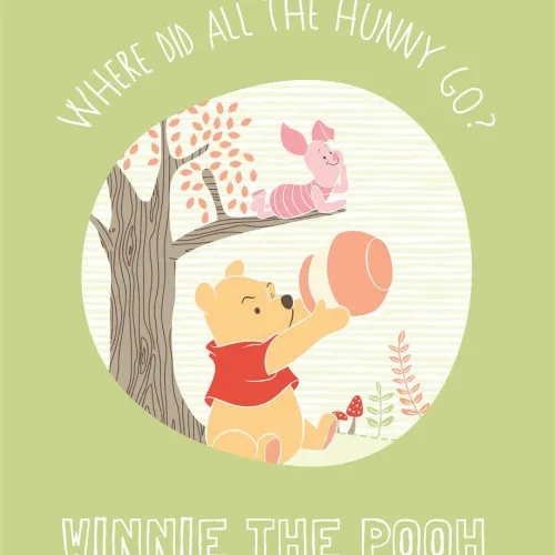 ΚΟΥΒΕΡΤΑ DISNEY WINNIE 01 HOME 110Χ140 Digital Print