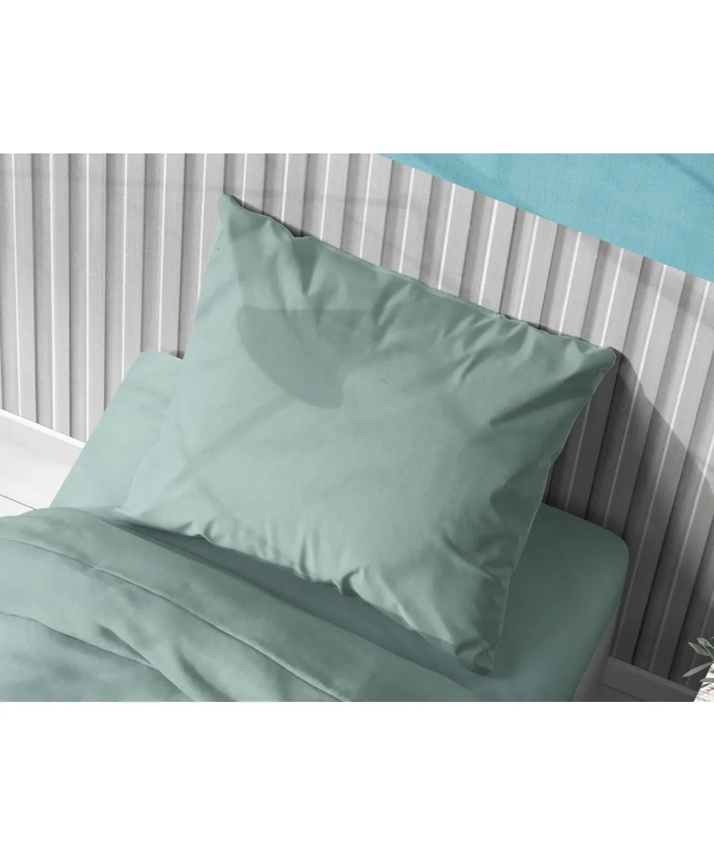 ΜΑΞΙΛΑΡΟΘΗΚΗ Solid 497 50X70 Aqua Cotton 100% ΜΑΞΙΛΑΡΟΘΗΚΗ Solid 497 50X70 Aqua Cotton 100%