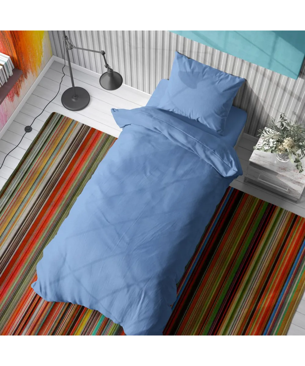 ΣΕΝΤΟΝΙΑ ΣΕΤ 2 τεμ Solid 498 160Χ240 Sky blue Cotton 100% ΣΕΝΤΟΝΙΑ ΣΕΤ 2 τεμ Solid 498 160Χ240 Sky blue Cotton 100%