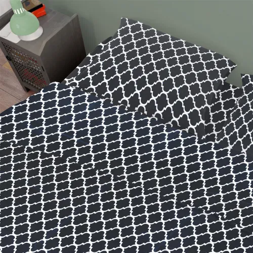 ΠΑΠΛΩΜΑΤΟΘΗΚΗ ΕΜΠΡΙΜΕ Windows 175 220Χ240 Dark blue-White Cotton 100% 