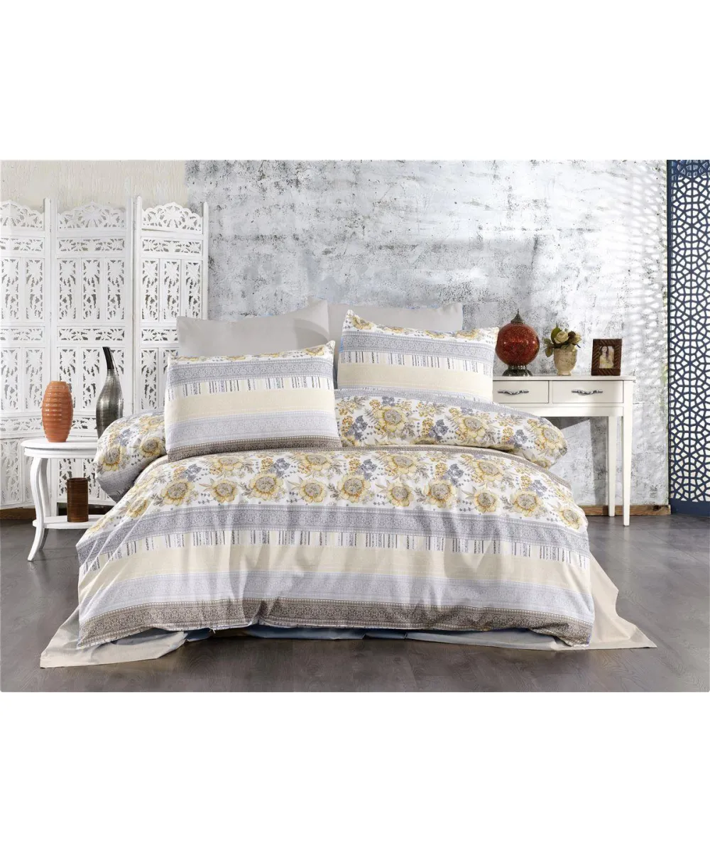 ΠΑΠΛΩΜΑΤΟΘΗΚΗ ΕΜΠΡΙΜΕ Ηλιαχτίδα 370 220Χ240 Grey-Beige Cott/Pol 70/30