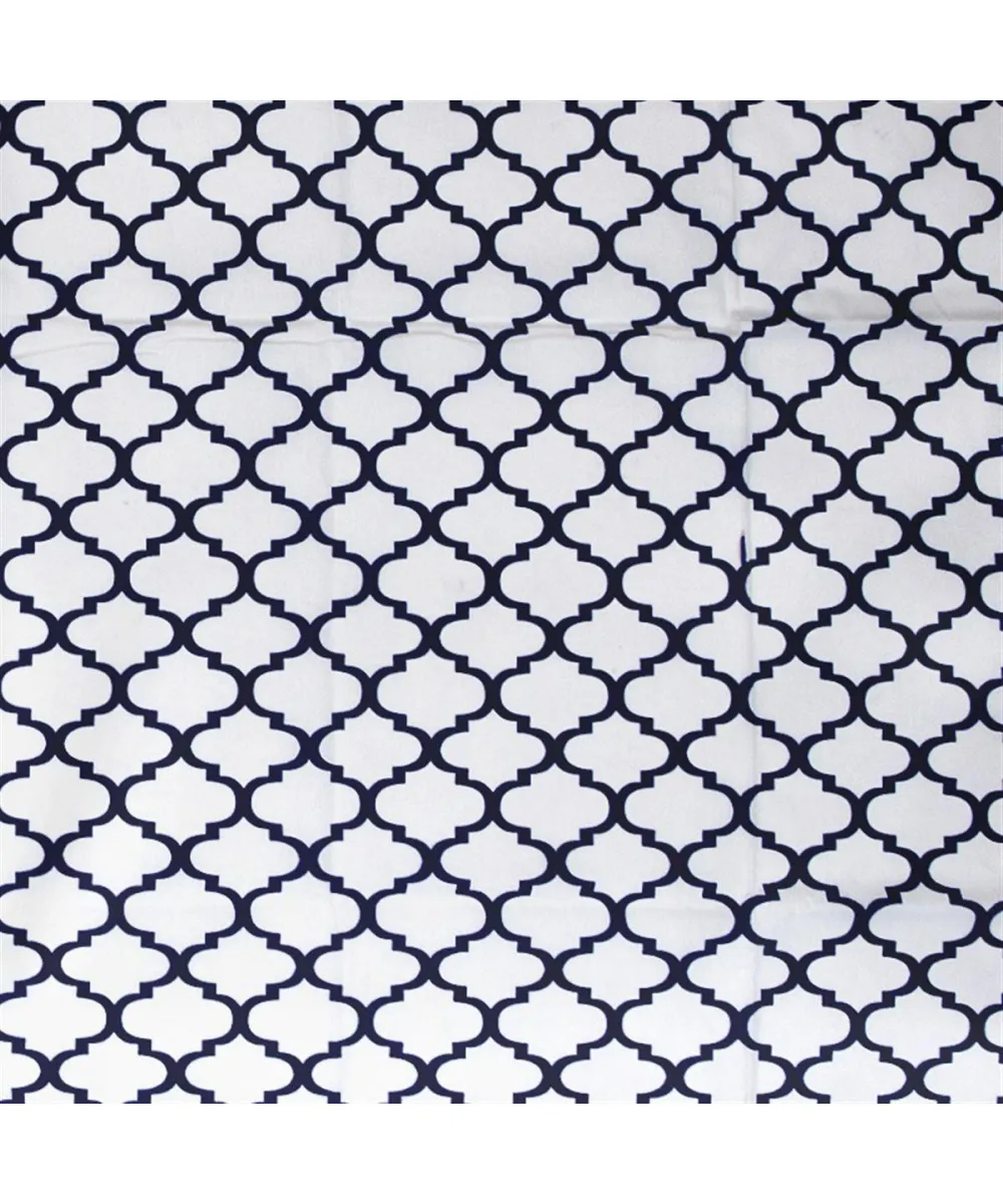ΣΕΝΤΟΝΑΚΙ ΛΙΚΝΟΥ bebe Windows 176 80Χ110 White-Dark blue Cotton 100% ΣΕΝΤΟΝΑΚΙ ΛΙΚΝΟΥ bebe Windows 176 80Χ110 White-Dark blue Cotton 100%