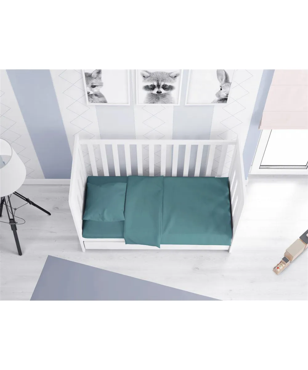 ΣΕΝΤΟΝΙΑ ΣΕΤ 3 τεμ bebe Solid 494 120Χ160 Petrol Cotton 100% ΣΕΝΤΟΝΙΑ ΣΕΤ 3 τεμ bebe Solid 494 120Χ160 Petrol Cotton 100%