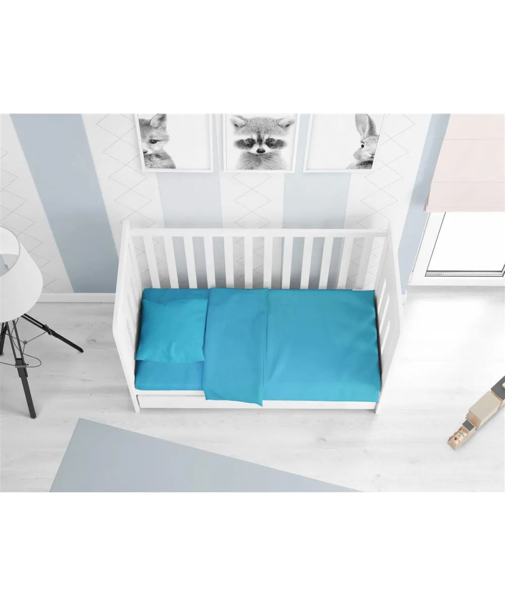 ΠΑΠΛΩΜΑ bebe Solid 493 120X160 Turquoise Cotton 100% 
