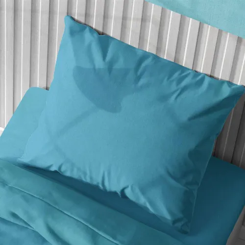 ΜΑΞΙΛΑΡΟΘΗΚΗ Solid 493 50Χ70 Turquoise Cotton 100% 