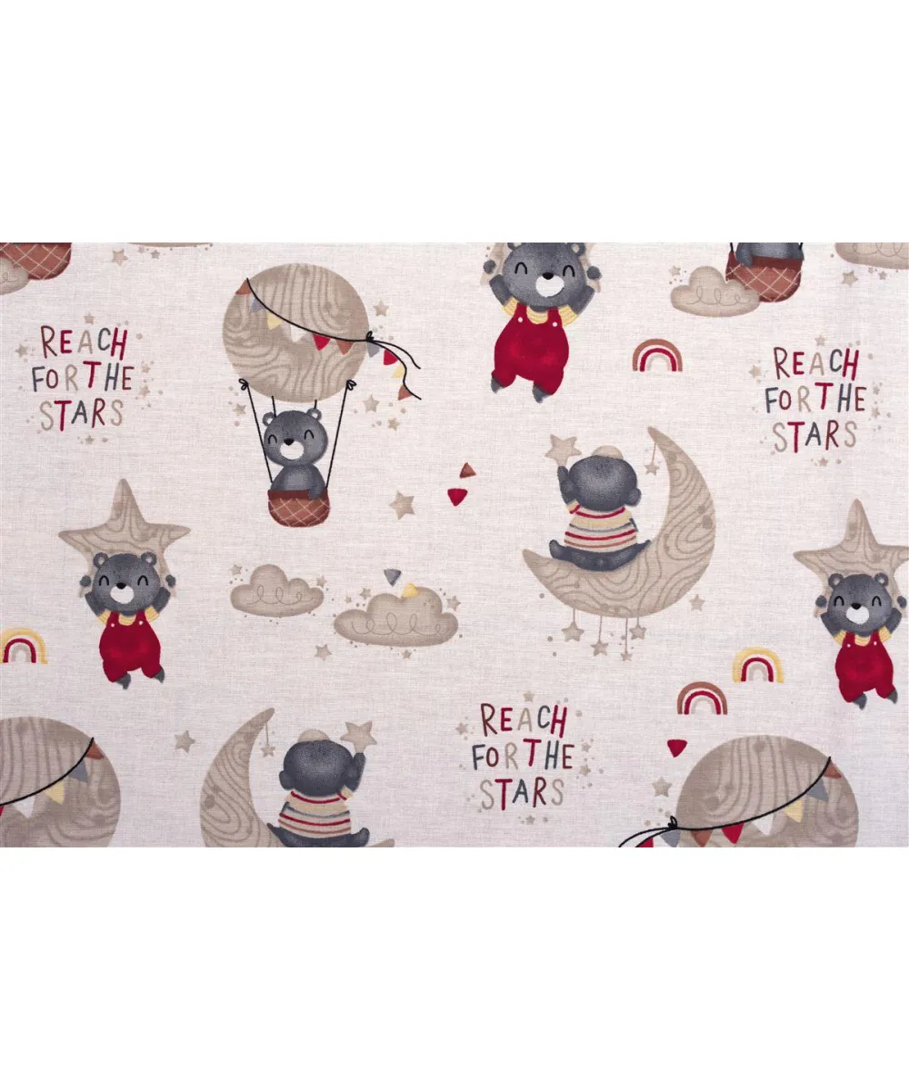 ΣΕΝΤΟΝΑΚΙ ΛΙΚΝΟΥ bebe Reach the stars 190 80Χ110 Beige Cotton 100% ΣΕΝΤΟΝΑΚΙ ΛΙΚΝΟΥ bebe Reach the stars 190 80Χ110 Beige Cotton 100%