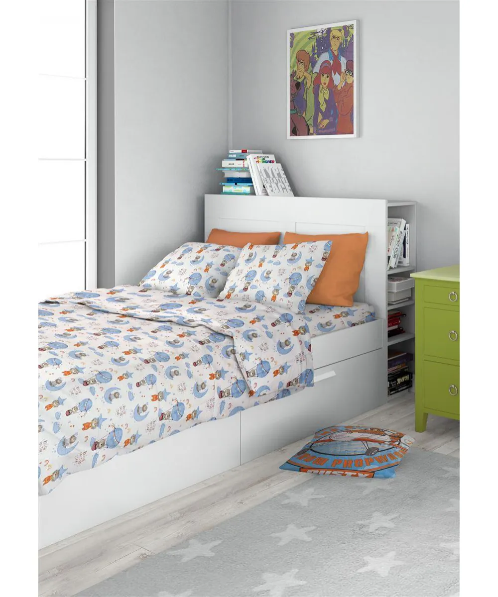 ΣΕΝΤΟΝΙΑ ΕΜΠΡΙΜΕ ΣΕΤ 3 τεμ kids Reach the stars 191 160Χ240 Sky blue Cotton 100% ΣΕΝΤΟΝΙΑ ΕΜΠΡΙΜΕ ΣΕΤ 3 τεμ kids Reach the stars 191 160Χ240 Sky blue Cotton 100%